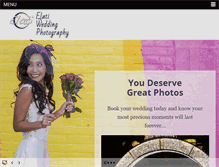Tablet Screenshot of elatiweddingphotography.com